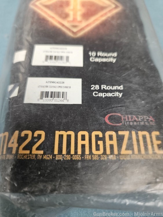 American Tactical Chiappa M4-22 28 round .22LR magazines. Lot of 3. New-img-2