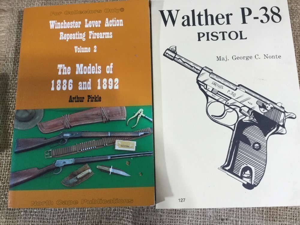 Vintage gun books lot Winchester and Walther-img-0