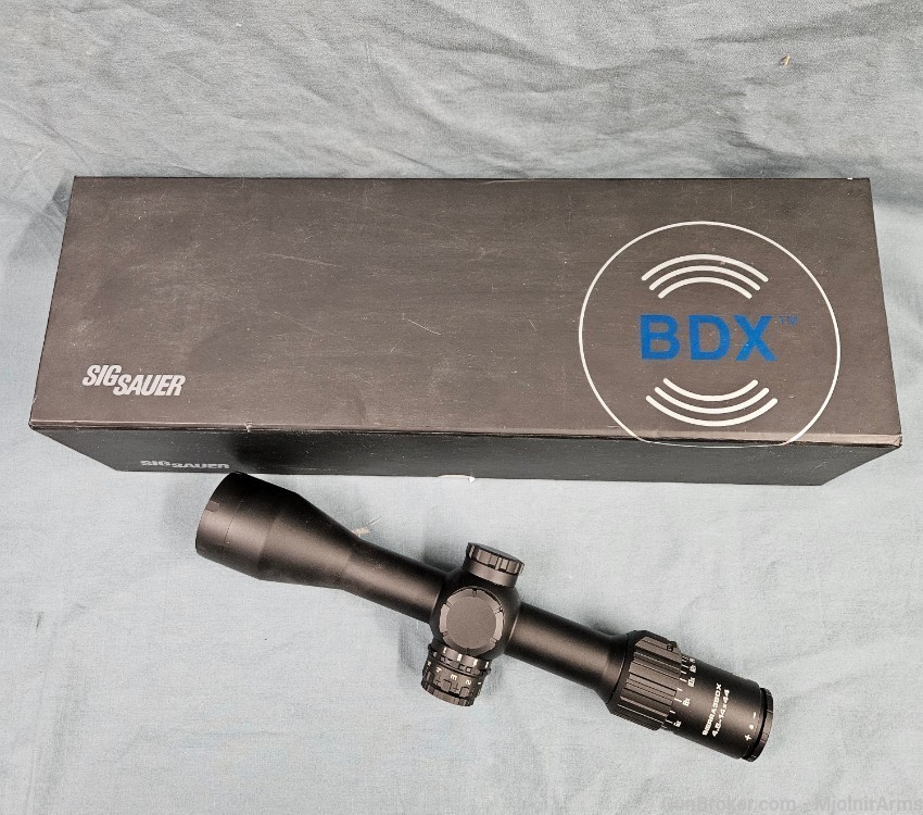 Sig Sauer Sierra 3 BDX 4.5-14X44 scope. Used.-img-0