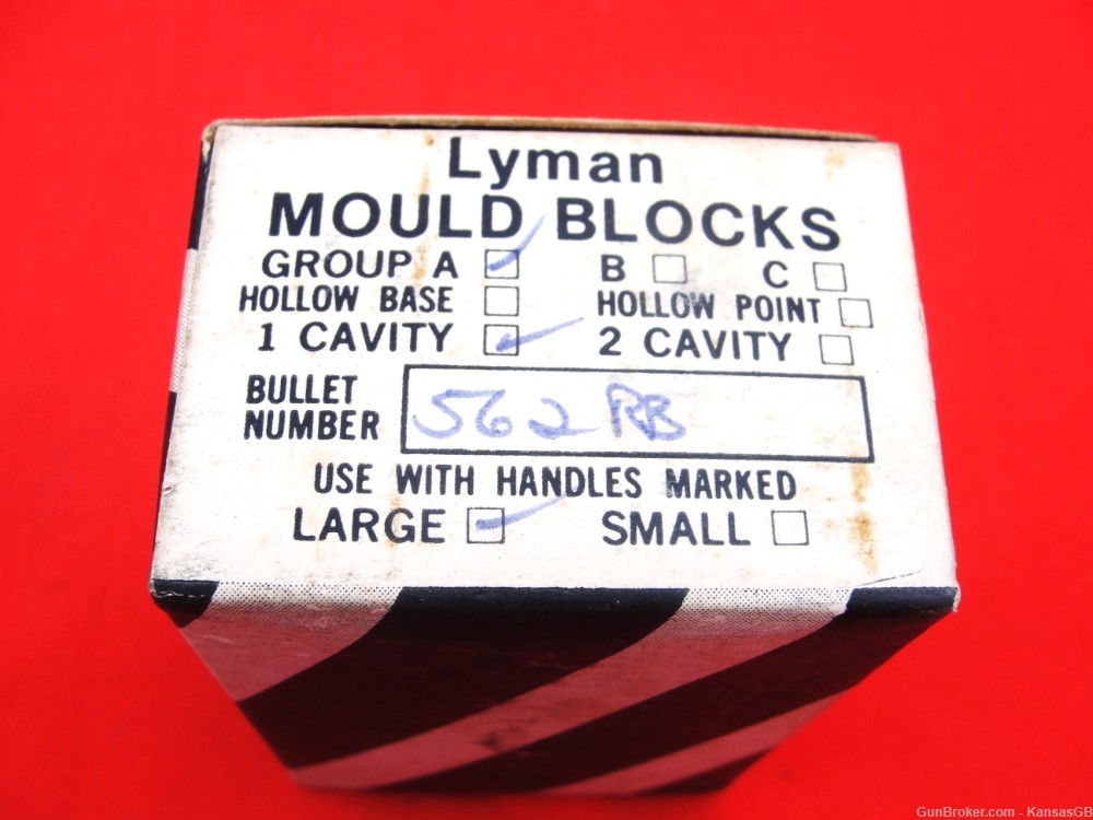 Lyman 562RB  SC round ball bullet mould blocks-img-7