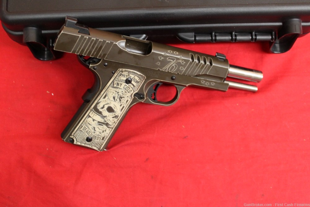 Auto-Ordnance 1911A1 " Cold Dead Hands", 45ACP Custom Finish And Grips.-img-3