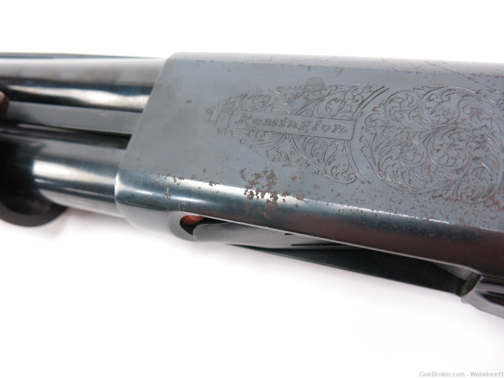 Remington 870 Wingmaster Engraved 12GA 25.5" Pump-Action Shotgun-img-19