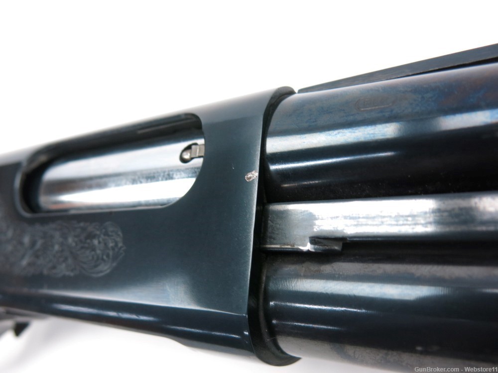 Remington 870 Wingmaster Engraved 12GA 25.5" Pump-Action Shotgun-img-50