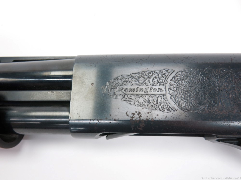 Remington 870 Wingmaster Engraved 12GA 25.5" Pump-Action Shotgun-img-16