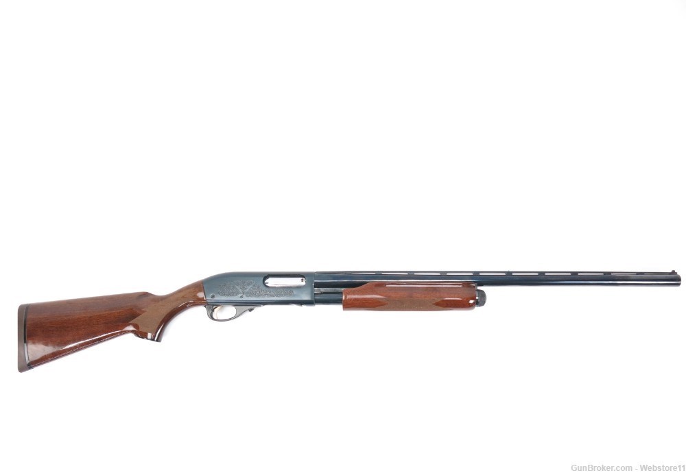 Remington 870 Wingmaster Engraved 12GA 25.5" Pump-Action Shotgun-img-40