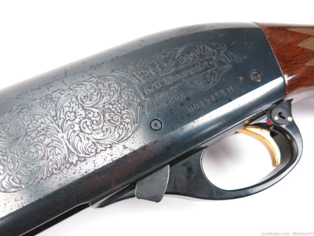 Remington 870 Wingmaster Engraved 12GA 25.5" Pump-Action Shotgun-img-22