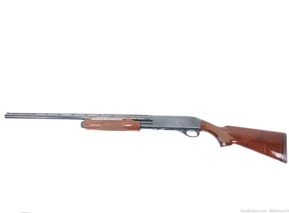 Remington 870 Wingmaster Engraved 12GA 25.5" Pump-Action Shotgun-img-0