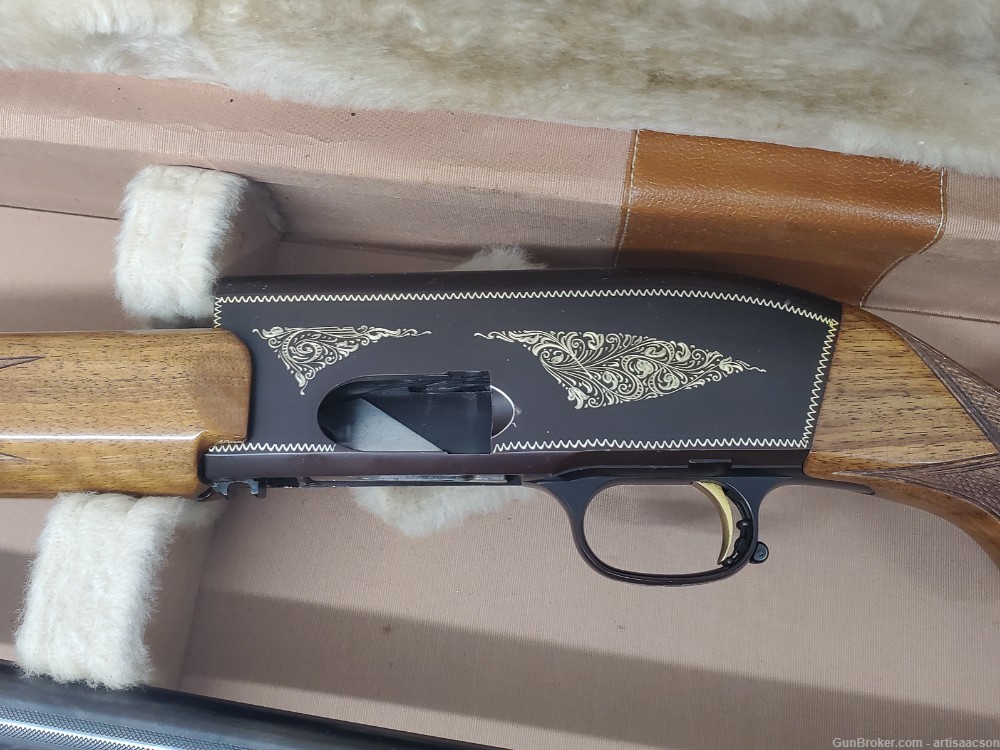 BROWNING DOUBLE AUTO 12 GA 2 3/4'' AUTUMN BROWN TWO BARREL SET WITH CASE-img-2