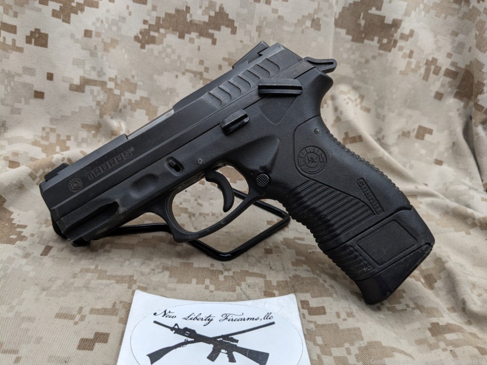 Taurus PT-840C .40S&W DA/SA Polymer Pistol 1-15rd Mag USED Brazil MFG Good-img-0
