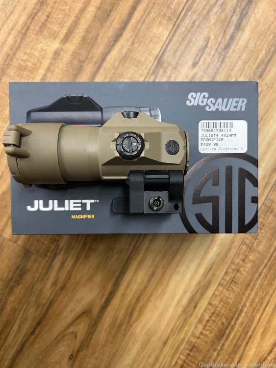 Sig Sauer Juliet4 4x magnifier 4x24mm FDE-img-1