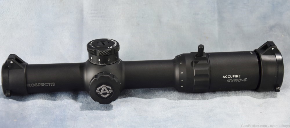 Accufire Prospectis Evro 6 SFP 1-6X24 Tactical Rifle Scope Great Reticle-img-1