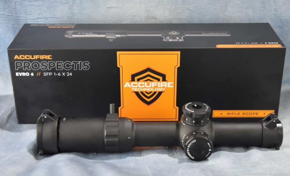 Accufire Prospectis Evro 6 SFP 1-6X24 Tactical Rifle Scope Great Reticle-img-6