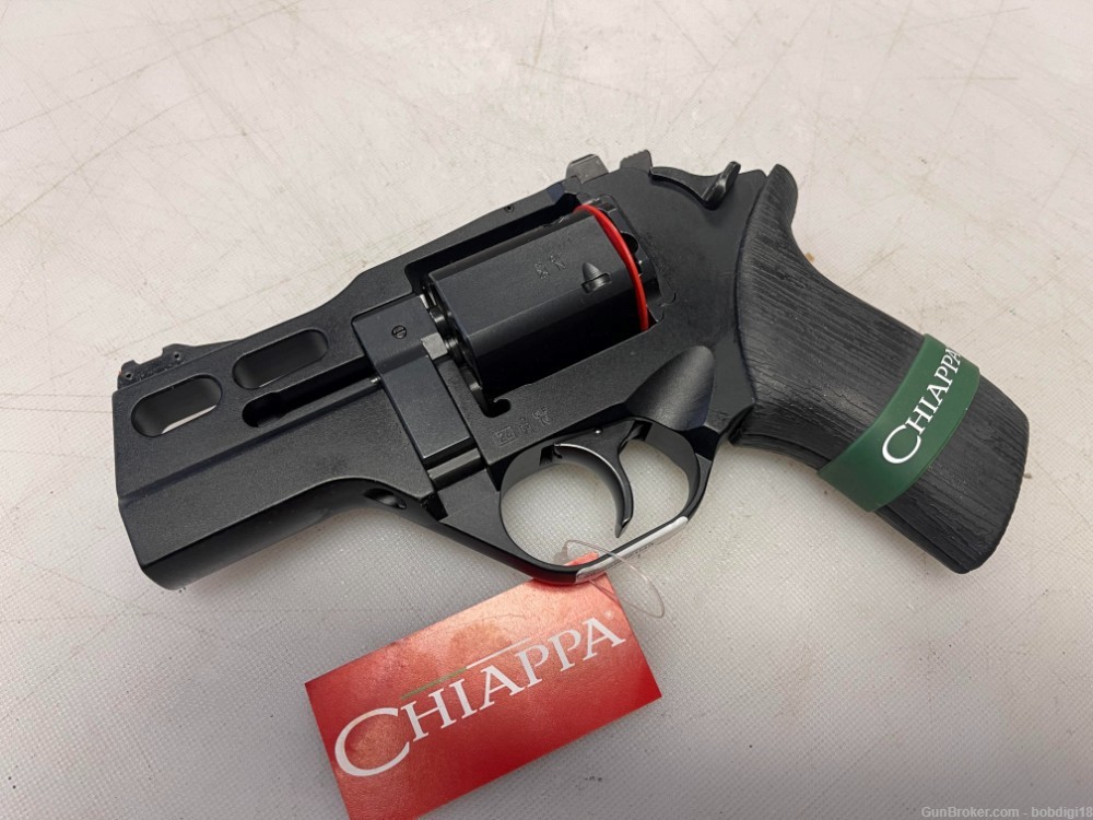 Chiappa Rhino 30ds .357mag - 3" 340289 Rubber Grip Fiber Sight NO CC FEES-img-1