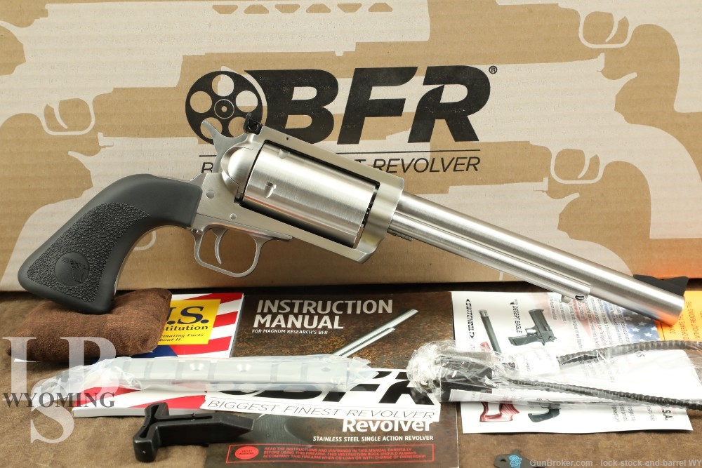 Magnum Research BFR .45/70 8” Single Action 5 Shot Revolver w/ Box-img-0