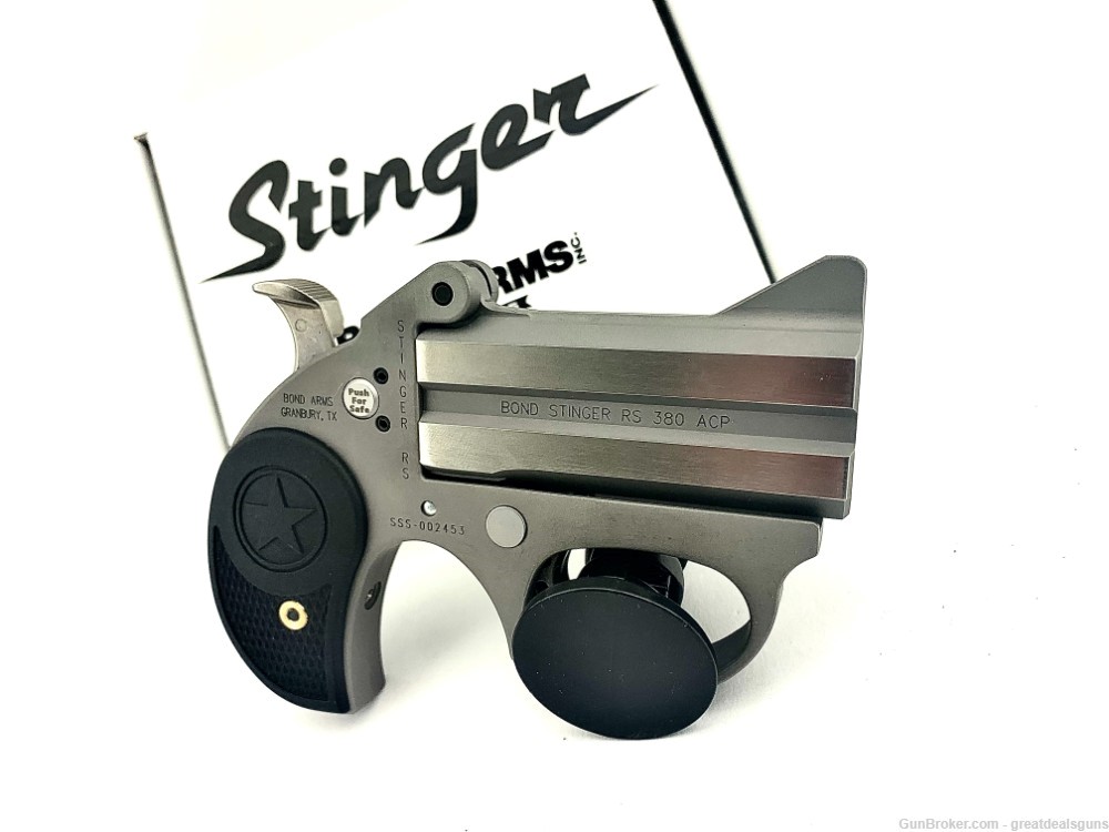 Bond Arms Stinger RS Derringer Pistol Cal: .380 -img-4
