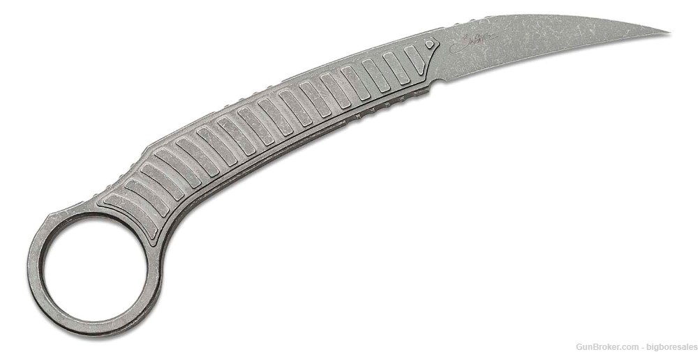 Microtech/Bastinelli Creations 215-10APS Feather Fixed Blade Knife 3"-img-0