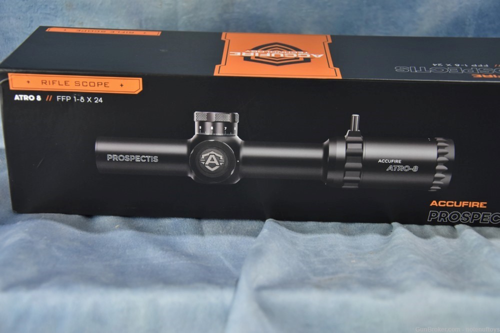 Accufire Prospectis ATRO 8 FFP First Focal Plan 1-8x24 Tactical Rifle Scope-img-6