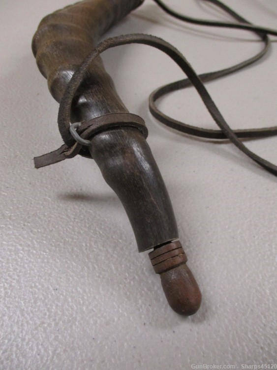 Antique Powder Horn - Springbok Horn-img-8