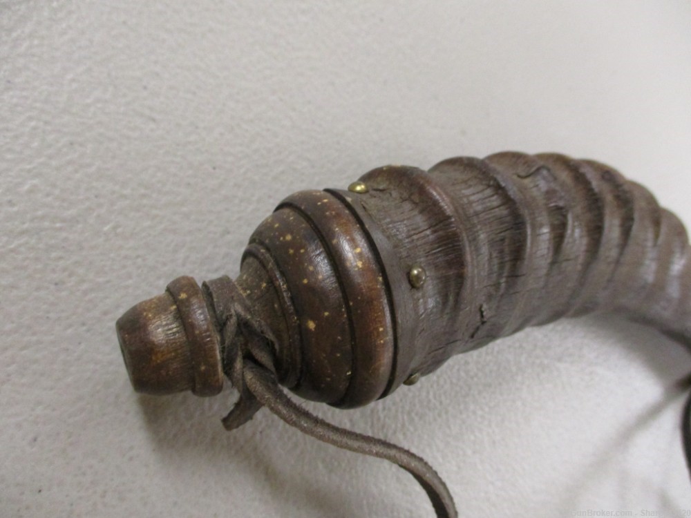 Antique Powder Horn - Springbok Horn-img-1