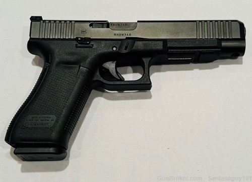 Glock 34 GEN5 MOS Model Semi-Automatic Pistol 9mm Caliber, Like New!-img-0