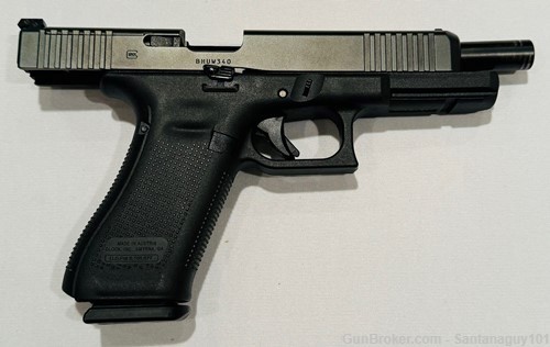 Glock 34 GEN5 MOS Model Semi-Automatic Pistol 9mm Caliber, Like New!-img-7