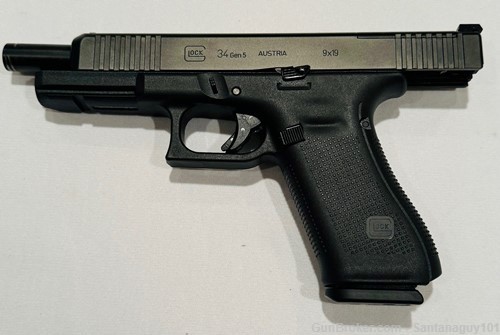 Glock 34 GEN5 MOS Model Semi-Automatic Pistol 9mm Caliber, Like New!-img-8