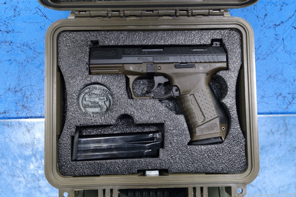 INCREDIBLE 2 GUN SET - WALTHER P99QA 9MM FIRST GEN AND A FINAL EDITION P99-img-129