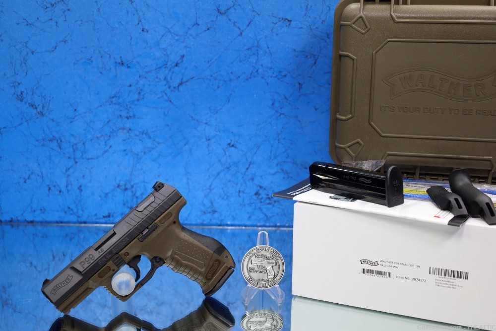 INCREDIBLE 2 GUN SET - WALTHER P99QA 9MM FIRST GEN AND A FINAL EDITION P99-img-135