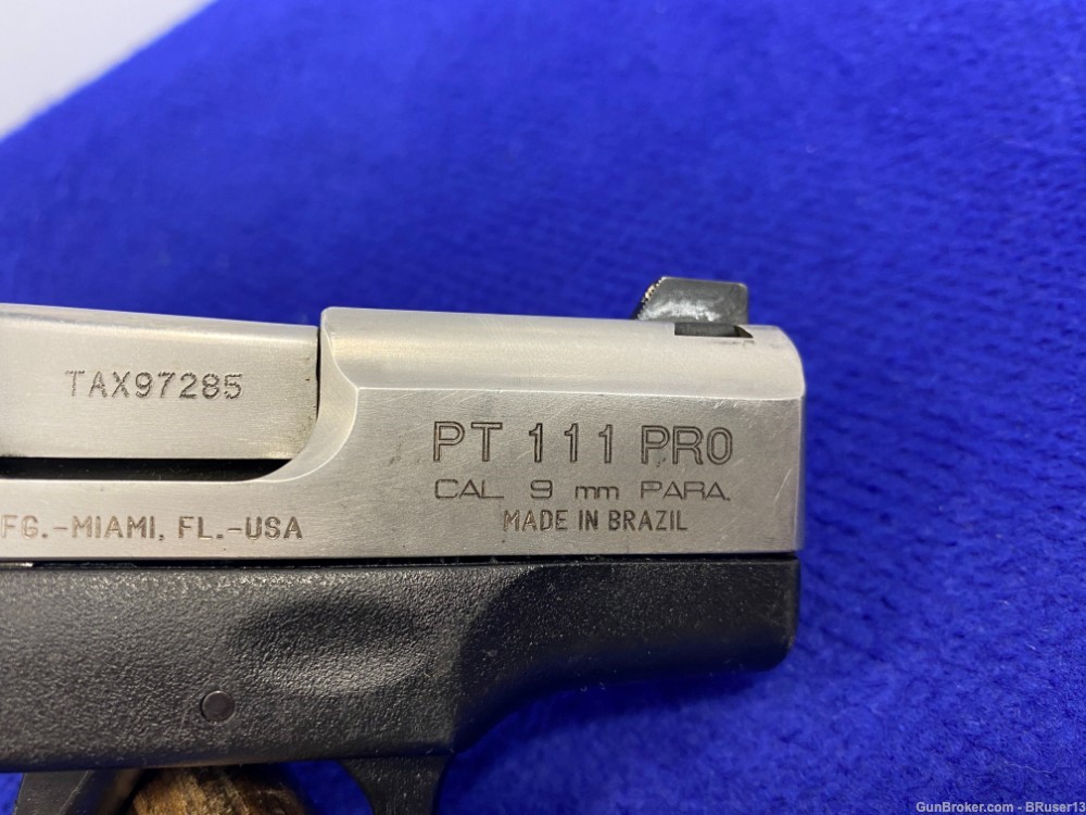 PT111 Millennium Pro 9mm Stainless 3.25" *COMPACT, LIGHTWEIGHT, POWERFUL*  -img-17