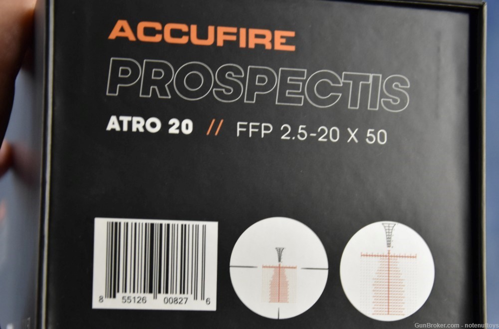 Accufire Prospectis ATRO 20 FFP 2.5-20x50 Competition Rifle Scope Mil Comp-img-24