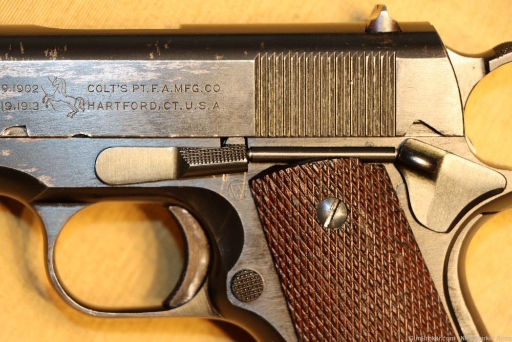 Fine, Rare & Correct Colt US Model 1911A1 Transition Model Pistol c. 1924-img-2