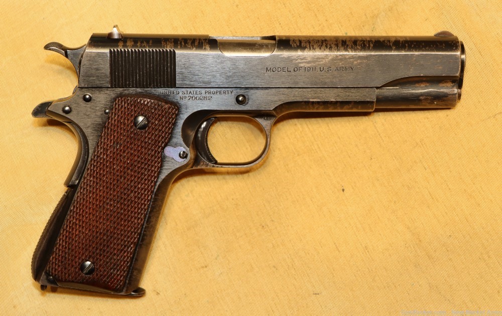 Fine, Rare & Correct Colt US Model 1911A1 Transition Model Pistol c. 1924-img-5