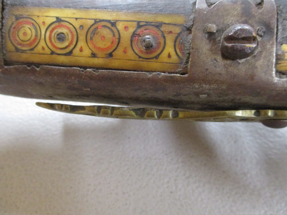 Antique Snaphaunce Lock Musket - possible arabic origin-img-16