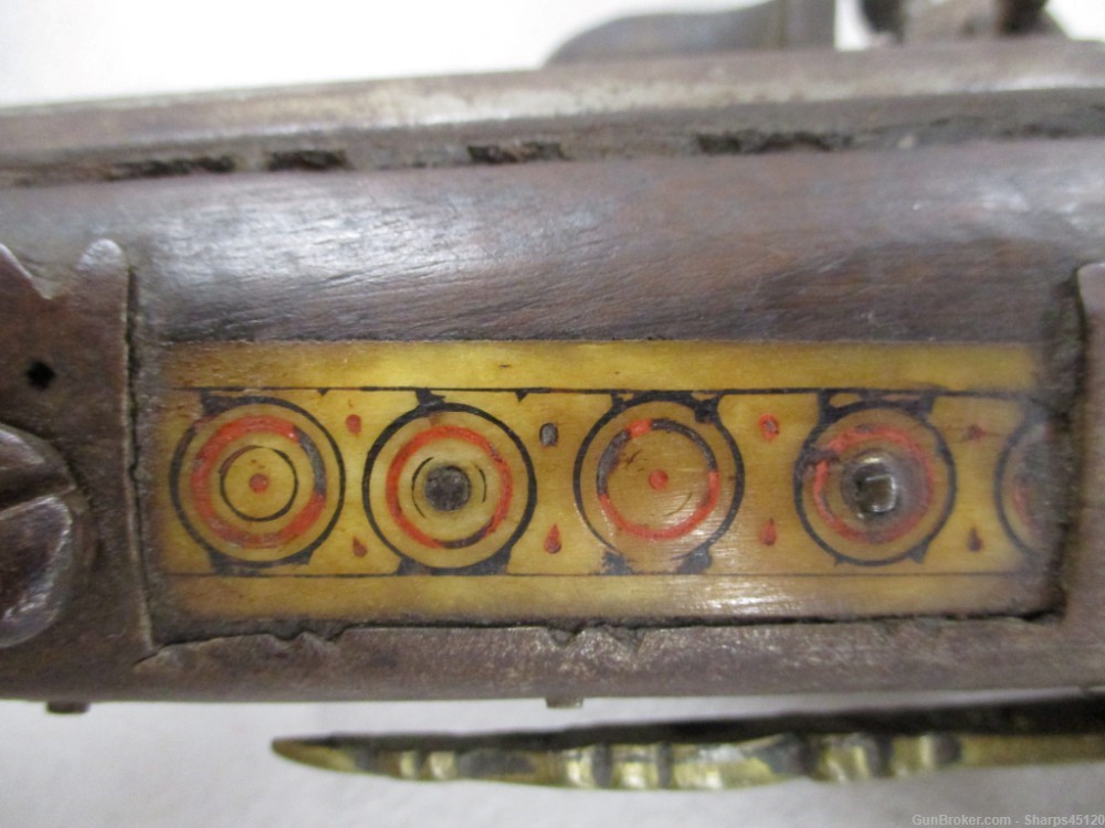 Antique Snaphaunce Lock Musket - possible arabic origin-img-12