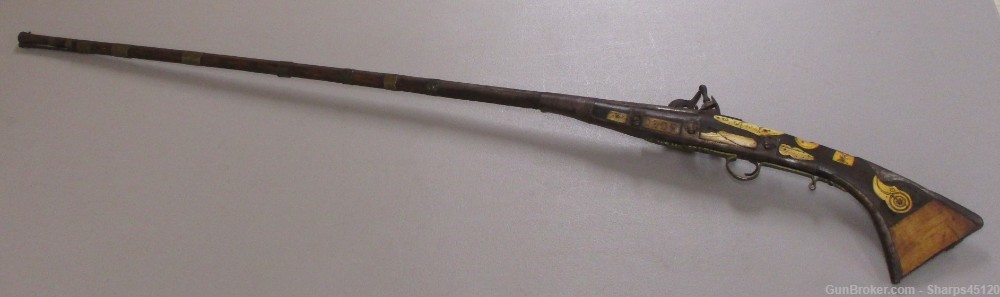 Antique Snaphaunce Lock Musket - possible arabic origin-img-0