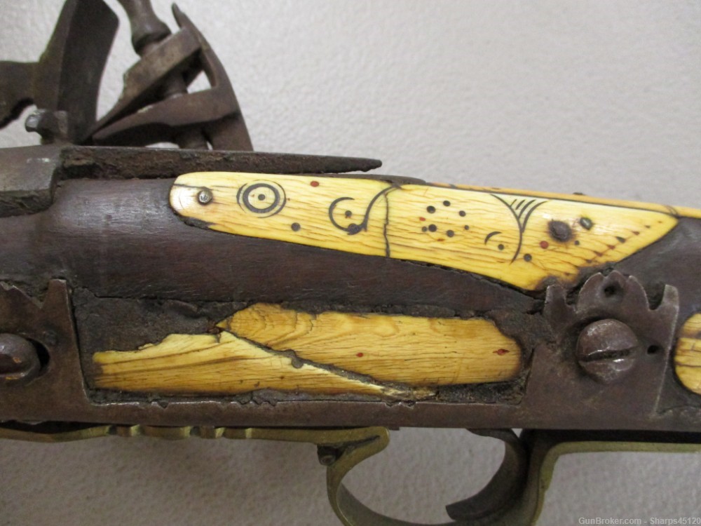 Antique Snaphaunce Lock Musket - possible arabic origin-img-13