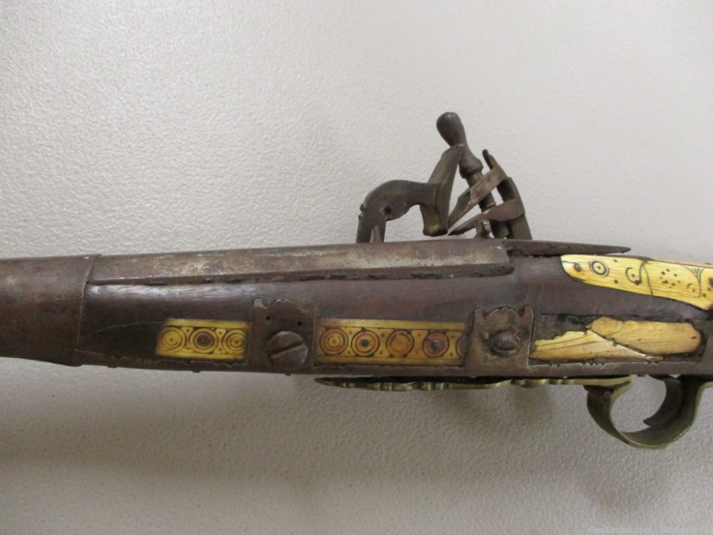 Antique Snaphaunce Lock Musket - possible arabic origin-img-6
