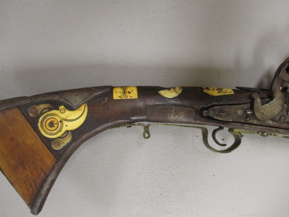 Antique Snaphaunce Lock Musket - possible arabic origin-img-26