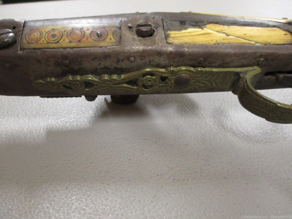Antique Snaphaunce Lock Musket - possible arabic origin-img-17