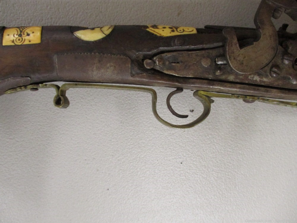 Antique Snaphaunce Lock Musket - possible arabic origin-img-35