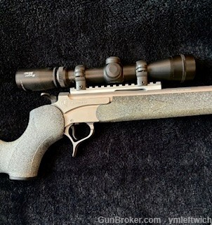 T.C. Encore Stainless Pro Hunter .357 Rem Max Rifle Burris Short Mag Scope-img-2