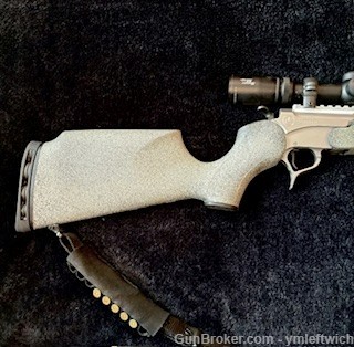 T.C. Encore Stainless Pro Hunter .357 Rem Max Rifle Burris Short Mag Scope-img-3