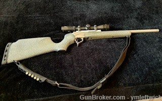 T.C. Encore Stainless Pro Hunter .357 Rem Max Rifle Burris Short Mag Scope-img-0