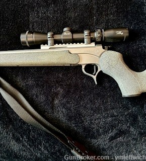 T.C. Encore Stainless Pro Hunter .357 Rem Max Rifle Burris Short Mag Scope-img-9