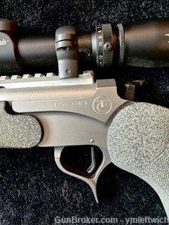 T.C. Encore Stainless Pro Hunter .357 Rem Max Rifle Burris Short Mag Scope-img-8