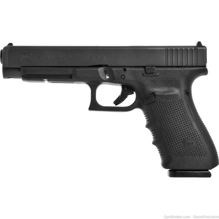 Glock 41 MOS 45 ACP 5.31" Barrel Black 13 Rd G41413MOSUS*-img-1