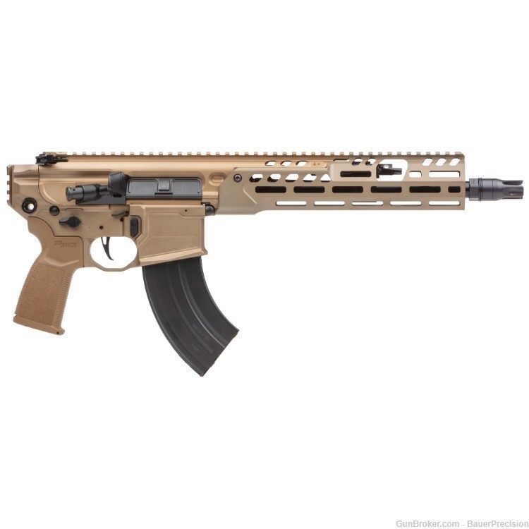 Sig Sauer MCX SPEAR-LT Pistol 7.62x39 11.5" Coyote 28 Rd PMCX-762R-11B-LT*-img-1
