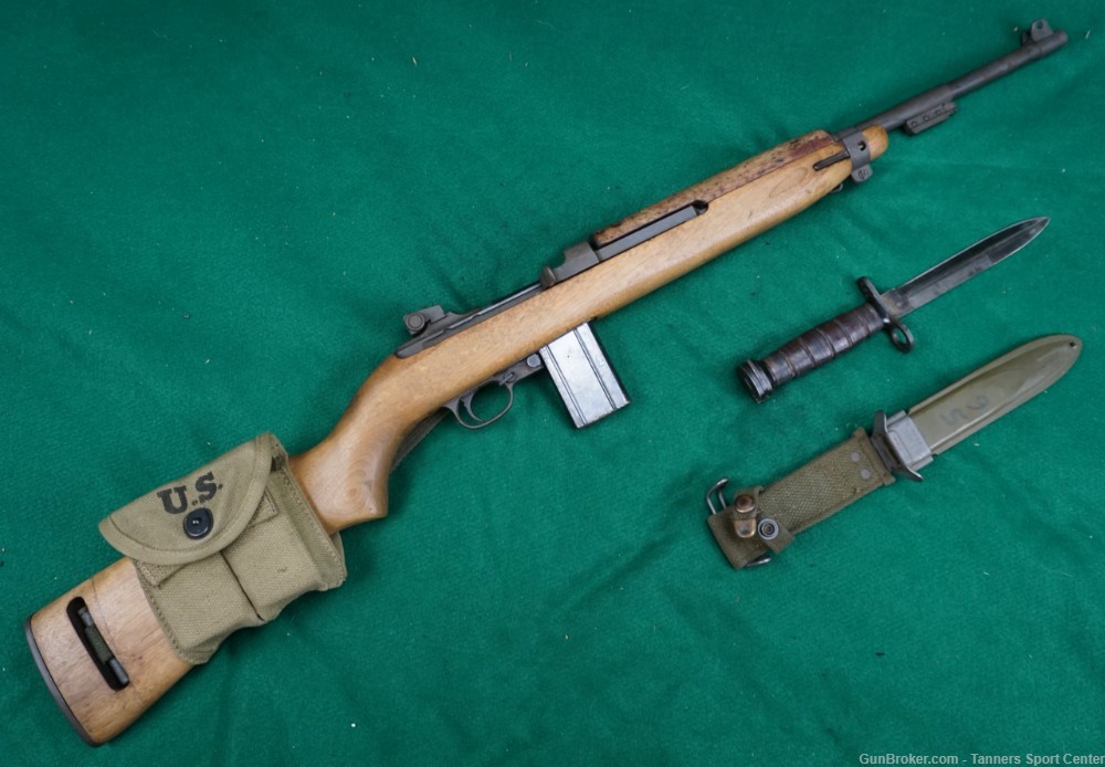 WWII Korean War USGI Inland M1 30 Carbine 18" No Reserve $.01 Start C&R OK-img-0