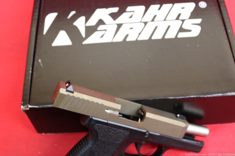 Kahr Cw9 Burnt Bronze Finish, 9mm Slim Frame.-img-1