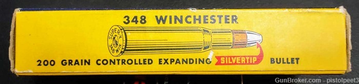Western Super X, Vintage .348WIN, 200Gr Silvertip, 20 Rounds-img-1